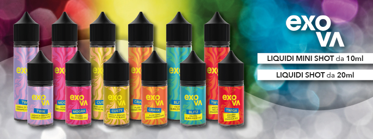 Exova Liquidi Shot 20ml e Mini Shot 10ml